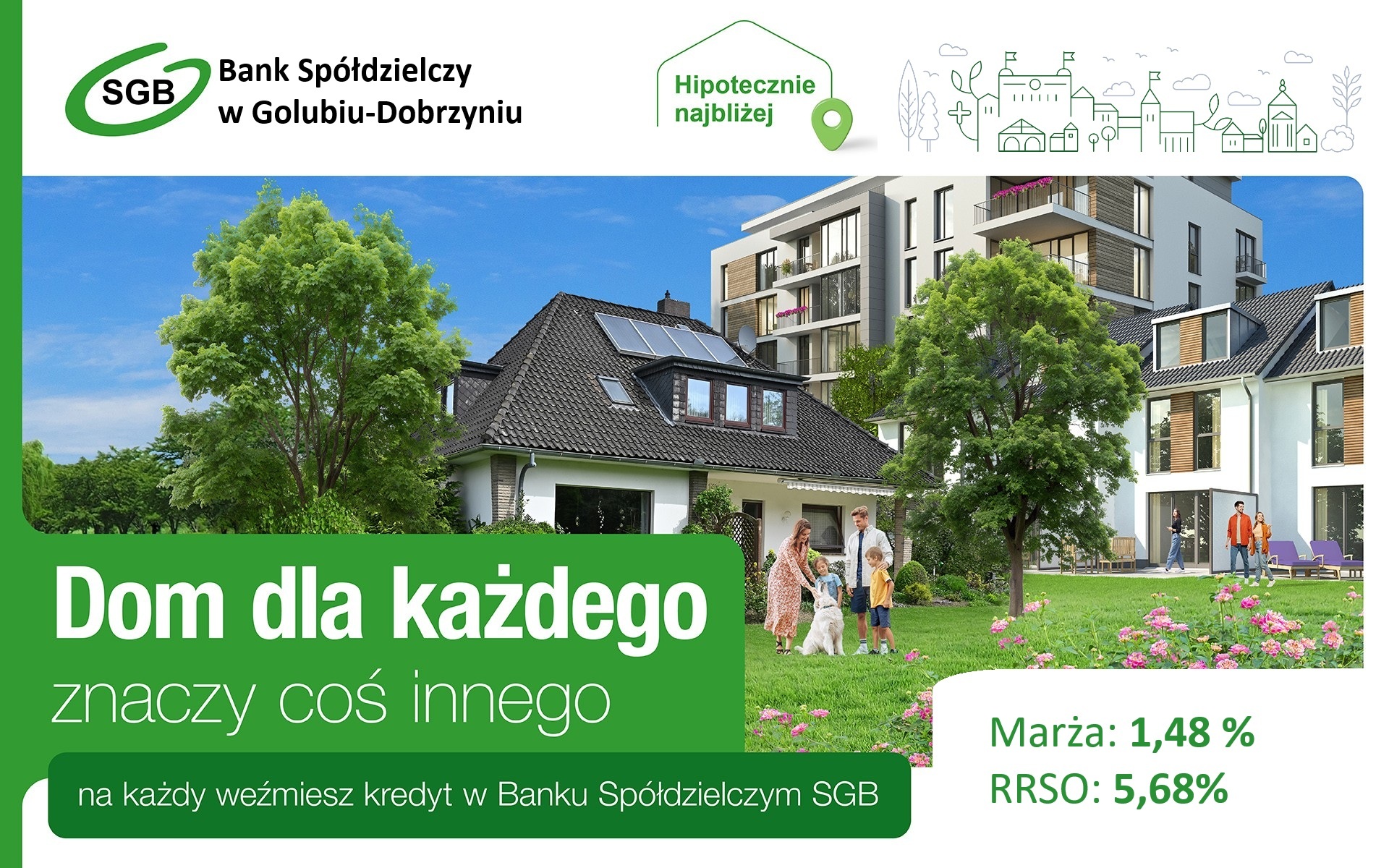 mężczyzna i kobieta  z dziećmi na tle domu