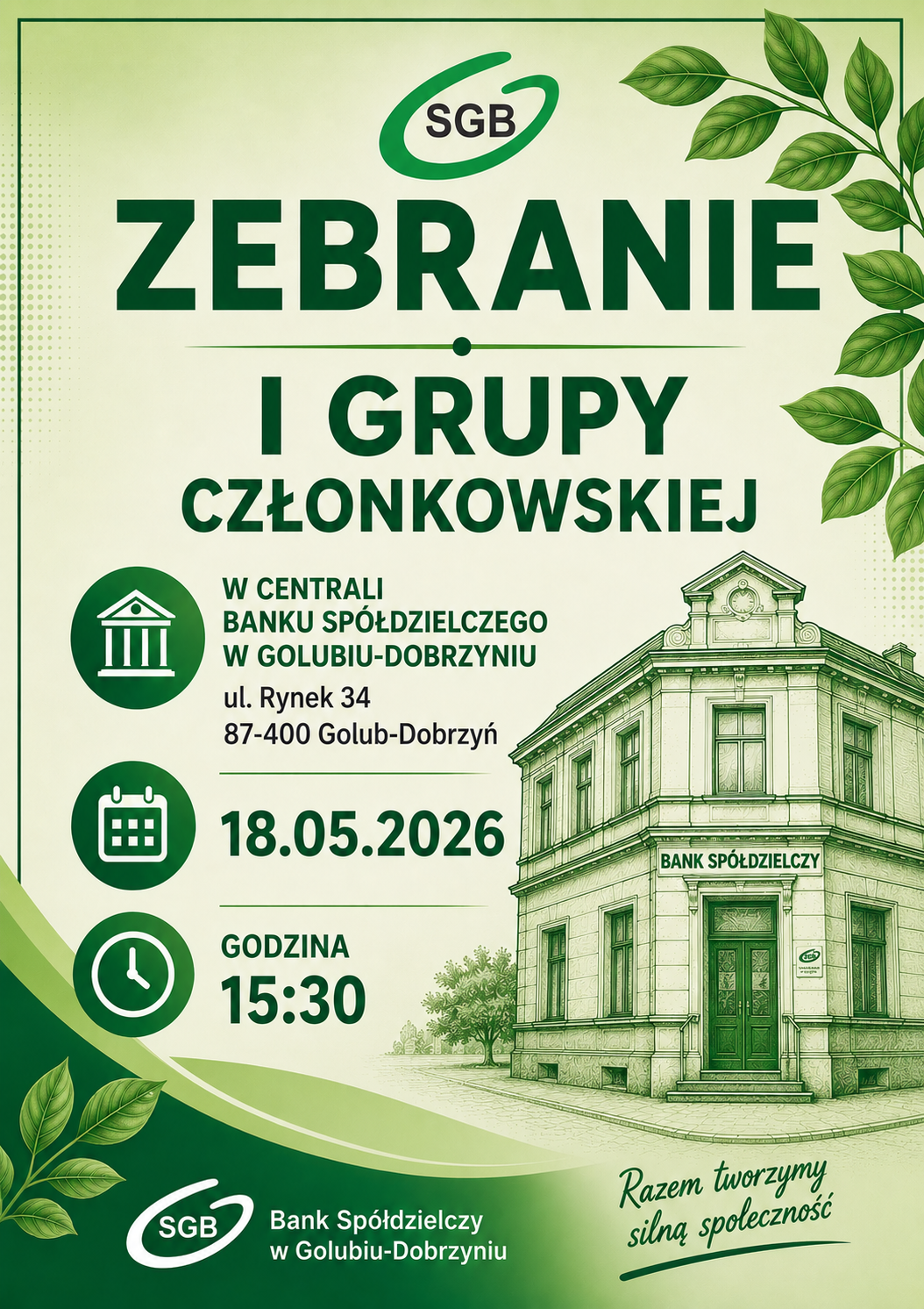plakat zebranie